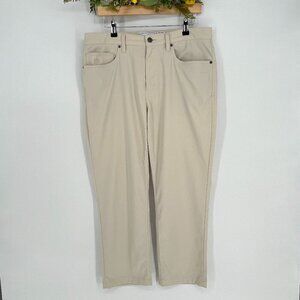 Southern Tide Men’s Tan Performance Golf Pants 34 Outdoor Stretch Comfort‎